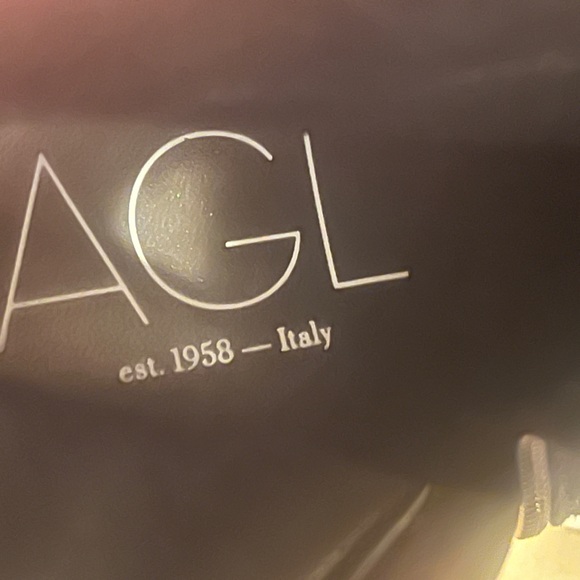 AGL Mimma Pointed Toe Block Heel Black Suede Women’s Bootie SIZE 41EU 9.5US - Picture 12 of 16